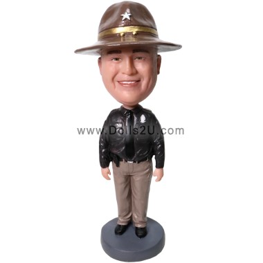  Custom Police Officer Bobblehead Police Gift For Him Item:48664