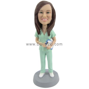 Custom Nurse Bobbleheads Gifts Sculpted from Your Photos