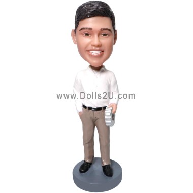 (image for) Personalized Mechanical Engineer Bobblehead Gift