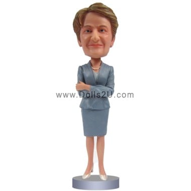 (image for) Personalized Business Woman Boss's Day Gifts For Female Boss Bobblehead