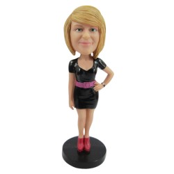  Personalized Creative Photo 3D Female Bobblehead Gift For Her