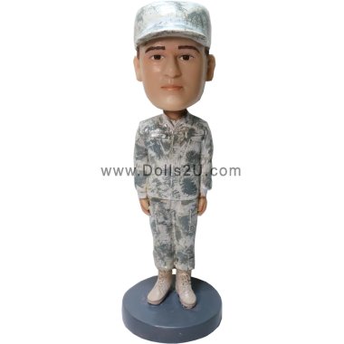 Custom Military Bobblehead with Your Face Gift