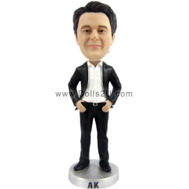 (image for) Boss's Day Gifts Custom Bobbleheads Businessman In Suit