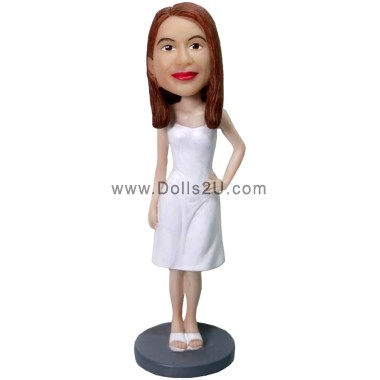Custom Bobblehead Casual Female