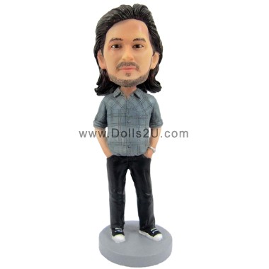 (image for) Personalized Creative Photo 3D Bobblehead Gift For Men