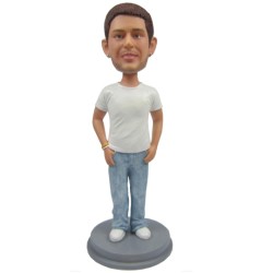 Casual Male With Thumbs In Pockets