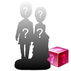 Head-to-toe custom - You can completely personalize your bobbleheads from head to toe and a small background