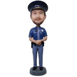 Custom Police Officer Bobblehead, Gift for Police Officer