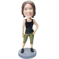 (image for) Custom Bobblehead Female Workout