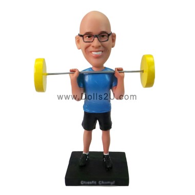 Custom Bodybuilding Bobblehead Fitness Man Gifts - $69.90 @ Dolls2u -  Bobbleheads Sculpted From Your Photos