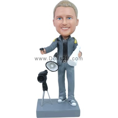  Custom Bobblehead Male Film Director