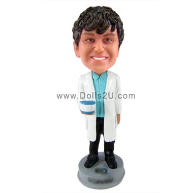 (image for) Personalized Dentist Bobblehead Unique Gifts For Male Dentists