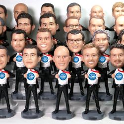 Custom Business Bobblehead Gift with Your Logo on the Chest Bobbleheads Corporate Gifts