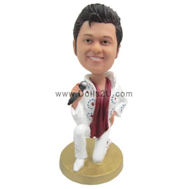 Custom Bobbleheads Elvis Fans Gifts Sculpted from Your Photos