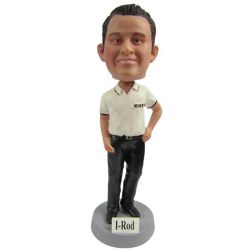 Male in polo shirt