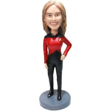 (image for) Personalized Bobblehead Female Star Trek Captain