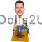 (image for) Custom Male Sitting On The Sofa With Beer Bobblehead Item:1512727