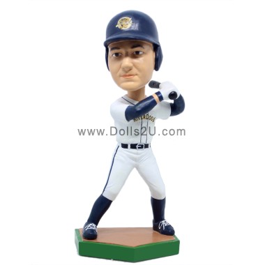 (image for) Custom Male Left Handed Baseball Hitter Bobblehead Gift For Baseball Player