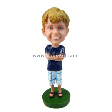 Custom Causal Boy Bobblehead