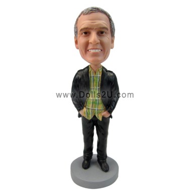  Custom Casual Male Bobblehead Item:15364