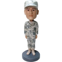 (image for) Custom Military Bobblehead with Your Face Gift