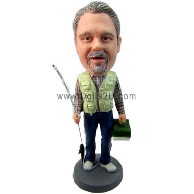 Custom Fishing Bobbleheads - $69.90 @ Dolls2u - Bobbleheads Sculpted From  Your Photos