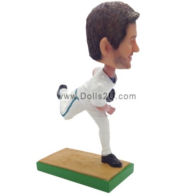  Right Handed Baseball Pitcher Bobblehead Any Team Color Any Logo Bobbleheads