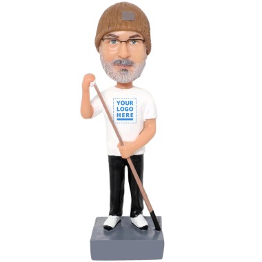 (image for) Custom Bobblehead Billiard Ball Player Personalized Billiard Gifts
