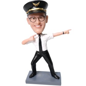 (image for) Creative Personalized Bobblehead Gift for Pilot
