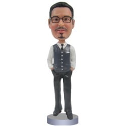 (image for) Personalized Male Boss Bobblehead Gift