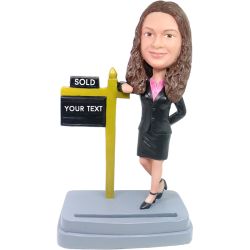 female business card holder