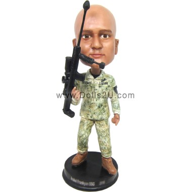 (image for) Custom Military Bobblehead Gift Item:13081