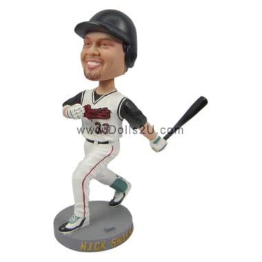 (image for) Custom Left Handed Baseball Player Bobblehead