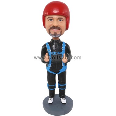 (image for) Skydiving Parachuting Bobblehead Gift For Skydiver