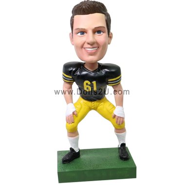Personalized Football Bobblehead from Your Picture, Best Gift for Dad Bobbleheads