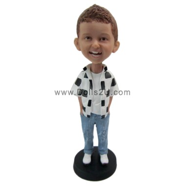 (image for) Custom Causal Boy Bobblehead