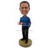 Casual Executive with Smart Phone bobblehead