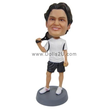  Custom Tennis Player Bobblehead Item:13740