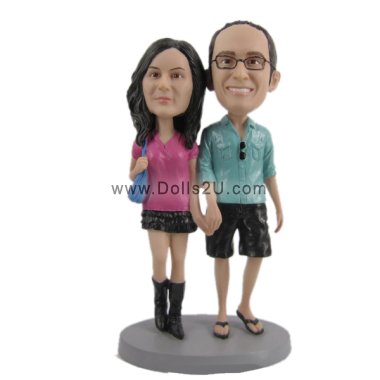 Custom Couple Bobbleheads Anniversary Gift