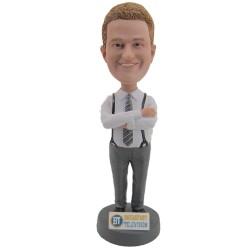 Male Office Best Boss In Shirt With Arms Crossed