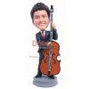 Custom Male Cello Player Bobblehead Gift For Cellists