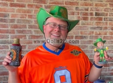 (image for) Personalized Bobblehead St. Patrick's Day Irish Leprechaun Mantle Mates Figure From Your Pictures