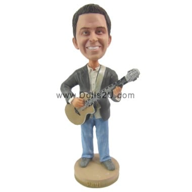 (image for) Custom Guitar Player Bobblehead