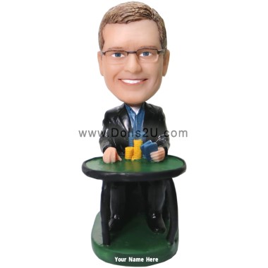 (image for) Poker Player bobblehead