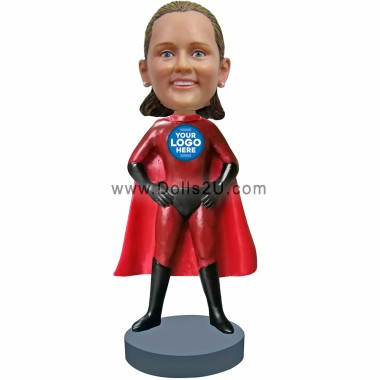  Custom Super Mom Bobblehead Female Super Boss Bobblehead Gift Item:050705