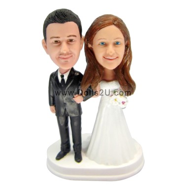 (image for) Personalized Wedding Gift Custom Bobbleheads Wedding Couples