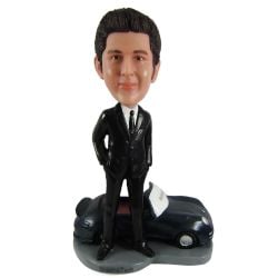 Man and a car