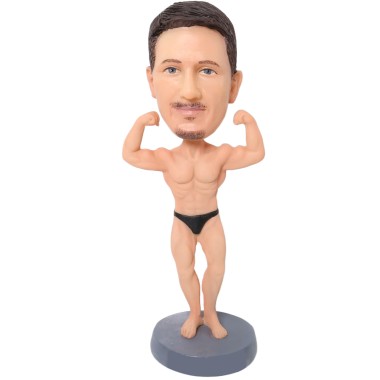 (image for) Bodybuilding Bobblehead /Gym Bobble Head Muscle Man