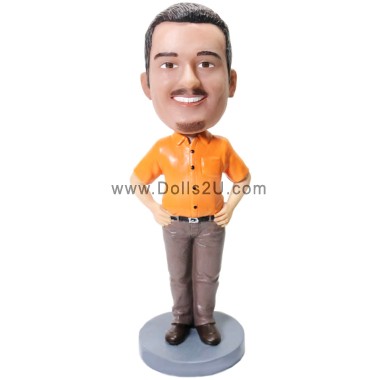 (image for) Custom Photo 3D Bobblehead Gift For Him