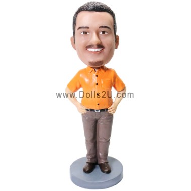  Custom Photo 3D Bobblehead Gift For Him Item:92036